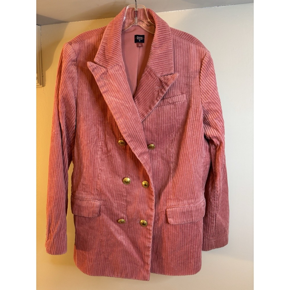 NEW ROWING BLAZERS x TARGET Rose Pink‎ Corduroy Double Breasted Jacket XL